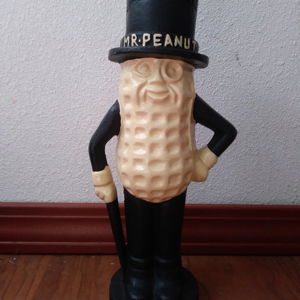 Vintage Planters Mr Peanut Cast Iron Bank
